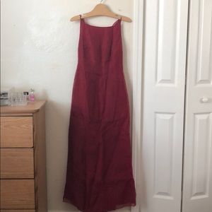 Vintage Ann Taylor Red Gown